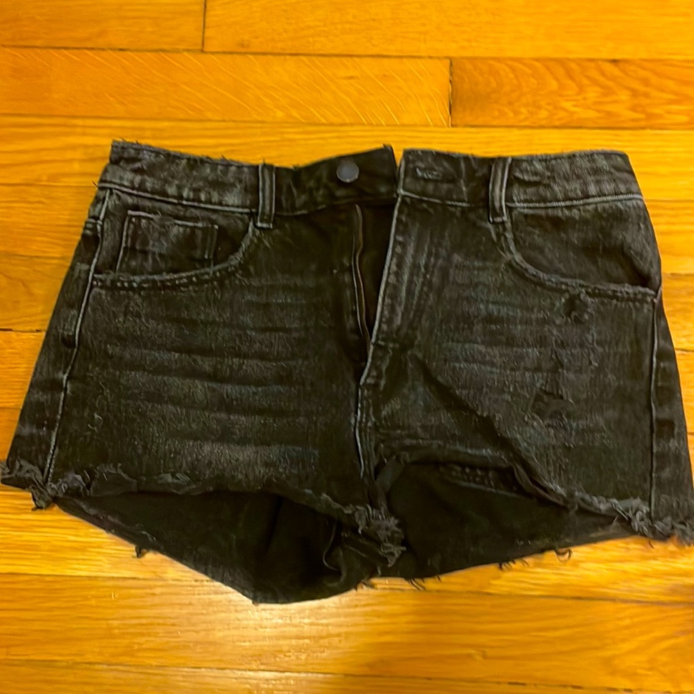 Zara Trafaluc Black Denim Short